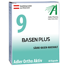 Adler Ortho Aktiv Nr. 9 - Basen Plus Kapseln 60 Stück