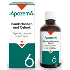 Apozema Tropfen Nr. 6 Bandscheiben & Gelenk - Bryonia complex 50ml