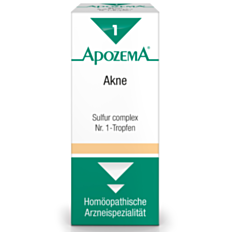 Apozema Tropfen Nr. 1 Akne - Sulfur complex 50ml