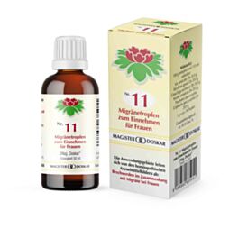 Magister Doskar Tropfen Nr. 11 Migränetropfen für Frauen 50ml