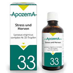 Apozema Tropfen Nr. 33 Stress & Nerven - Lycopus virginicus complex 50ml