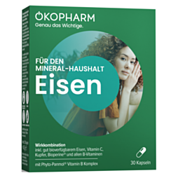 Ökopharm EISEN Kapseln Wirkkombination 30 Stück