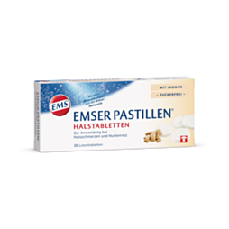 Emser Pastillen Ingwer zuckerfrei 30 Stück