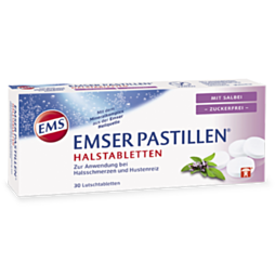 Emser Pastillen Salbei zuckerfrei 30 Stück