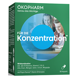 Ökopharm KONZENTRATION Wirkkombination Kapseln 90 Stück