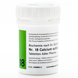 Schüßler Salze Nr. 18 Calcium sulfuratum D12