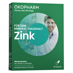 Ökopharm ZINK Wirkkombination Kapseln 30 Stück