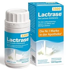 Lactrase Kapseln 3.300 FCC 100 St&uuml;ck 
